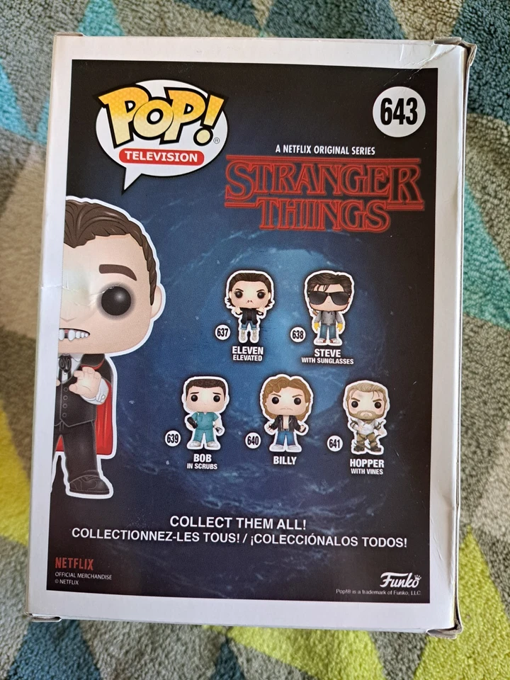 Funko Pop Vampire Bob 643 - Stranger Things! 2018 - Abobadado + protetor - Imagem 4 de 4