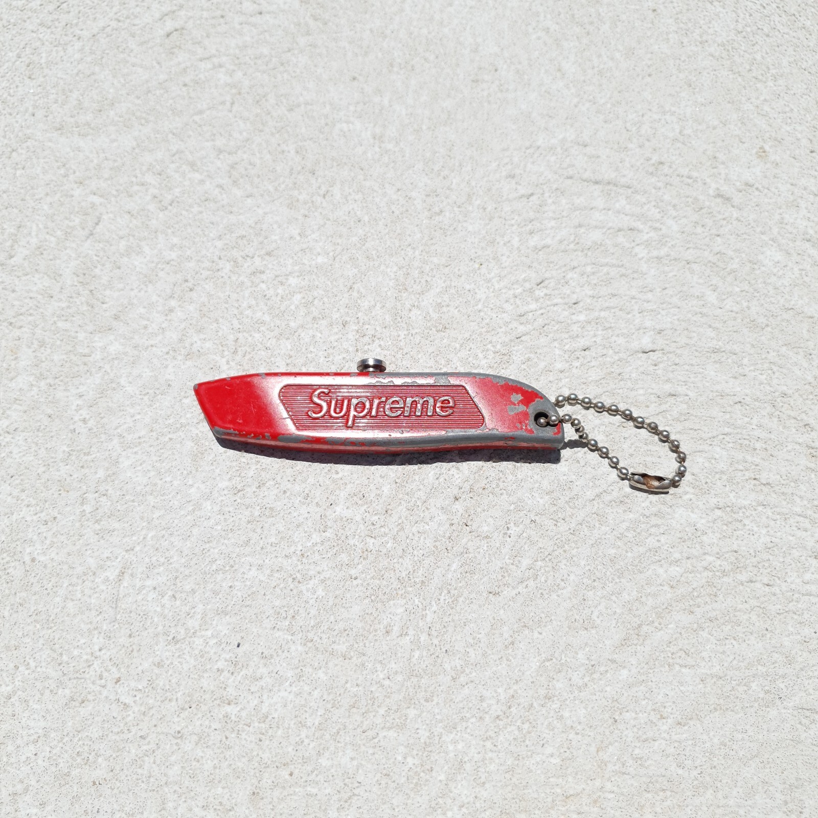 Supreme Box Cutter Keychain FW15 Fall Winter 2015 Streetwear Accessory Red