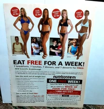 2006 Nutrisystem Women In Bikinis Original Print Ad