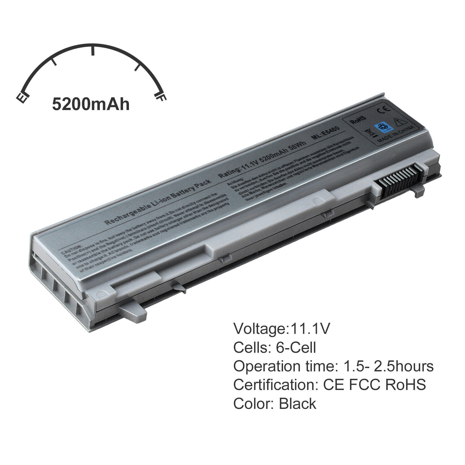 KY265 W1193 Laptop Battery Replacement for Dell Latitude E6400 E6410 E6500  E6510 | eBay