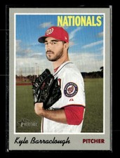 2019 Topps Heritage Kyle Barraclough Washington Nationals #118  3 Card Lot