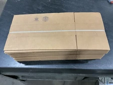Uline 20 x 8 x 4 Corrugated Long Boxes, Large, 32 ECT, 25 Pack S-18362 #1CCK74