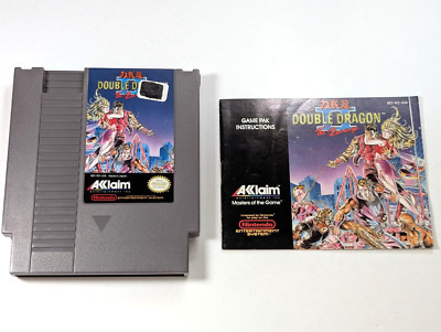 Double Dragon II Nintendo NES with manual authentic