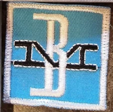 BOSTON MAINE Embroidered Railroad Patch B&M BM