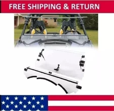 Clear Flip Windshield For 2013-2018 Can-Am Maverick 2014-2017 Max Turbo