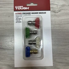 Hyper Tough Pressure Washer Spray Nozzle Tips ,Quick Connecting   (4 Pack)