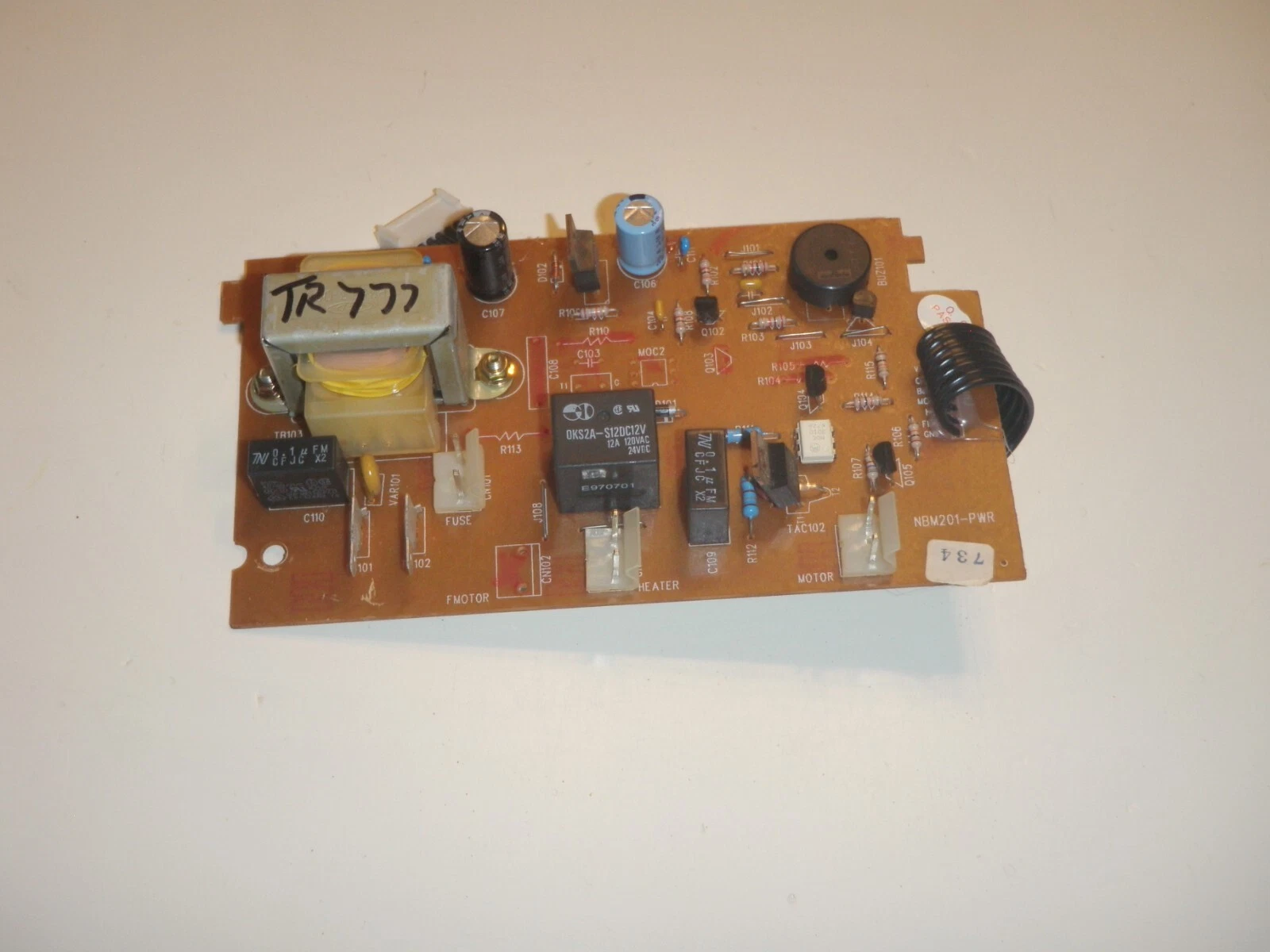 Breadman Bread Maker PCB Power Control Board for Model TR777 only