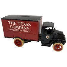 Vintage Ertl Co The Texas Company Mack 1925 Bulldog Coin Bank Truck Made In USA