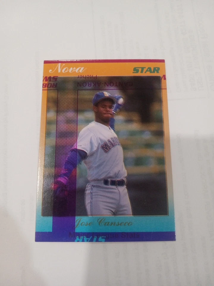 Tarjeta de novato Star Company Ken Griffey Jr 1989 mal impresa 1/1 casi como nueva como nueva Foto 3 de 4