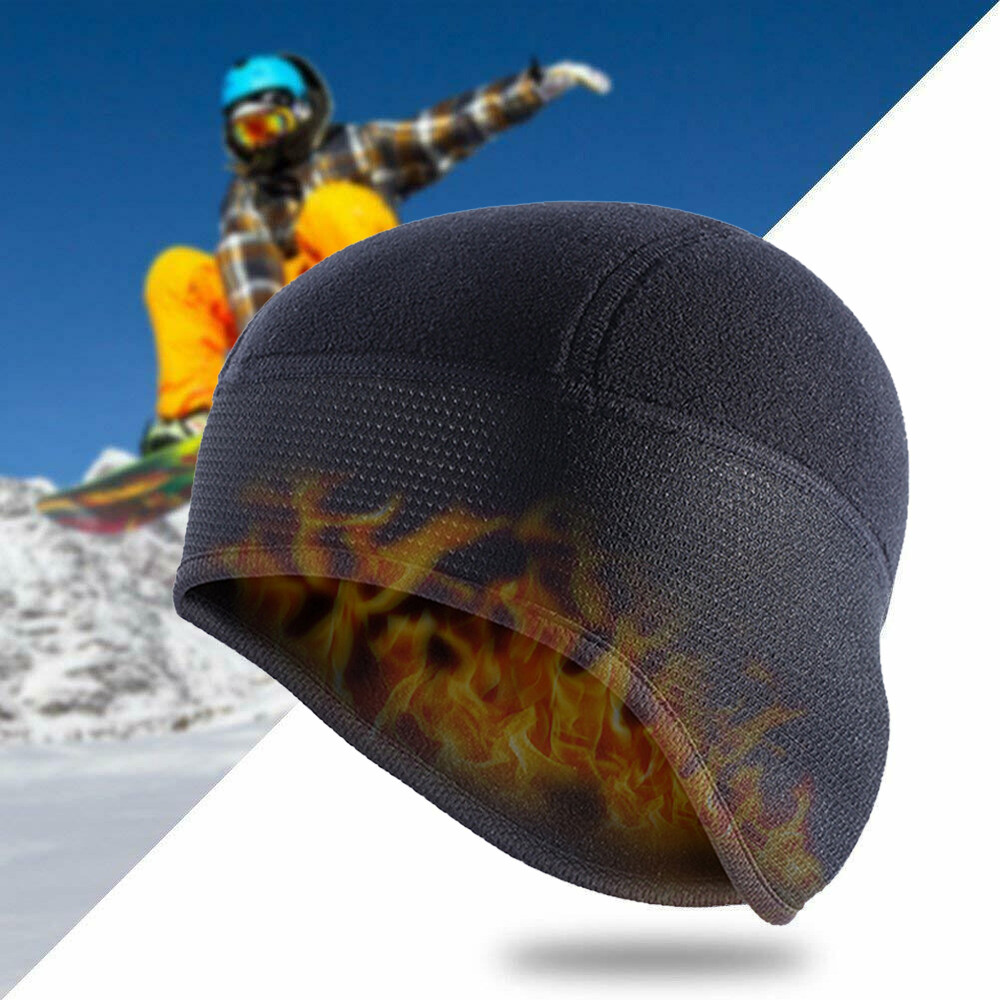 Winter Fleece Warm Soft Hat Bicycle Cycling Ski Windproof Ear Protect  Helmet Cap