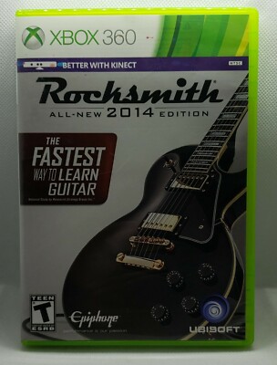 Rocksmith -- 2014 Edition (Microsoft Xbox 360, 2013) Tested Works No Cable