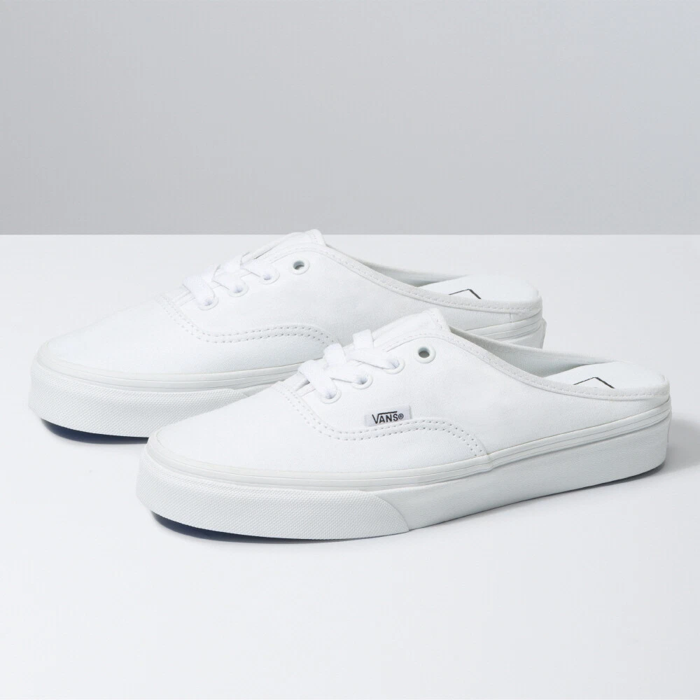 Vans Classic Authentic Mule Skate Shoes Sneakers True White VN0A54F7QLZ US 4-11