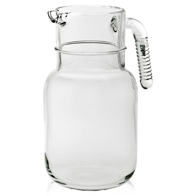 Pasabahce 1,5l Glas Wein Wasser Saft Karaffe Kanne Getränk Cocktail Dekanter Griff