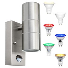 6W LED Stainless Steel Up Down Outdoor Wall Light PIR Movement Sensor ZLC08DSEN
