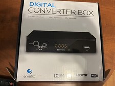 Ematic AT103B Digital Converter Box with LED Display and Recording Capabilities