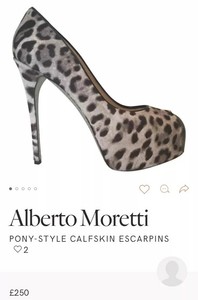 pony skin leopard print shoes