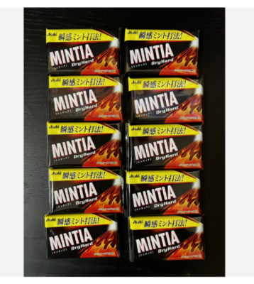 Japan Breath Mints: Asahi Mintia: DryHard x 10 Packs (Frisk Style)　Japan　F/S