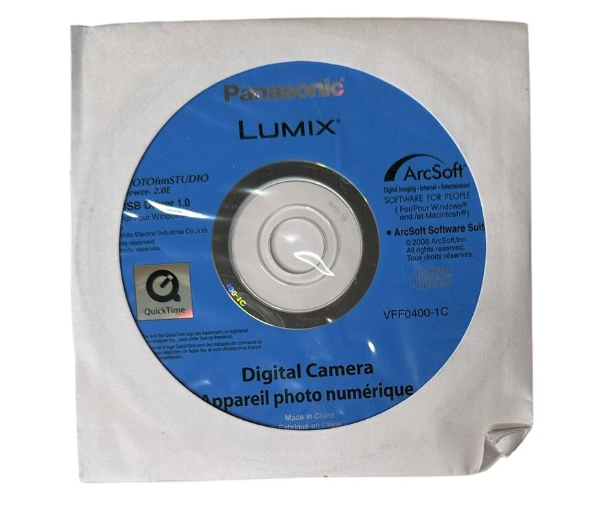 Panasonic Lumix DMC-LS80 Camera Driver Software Disc 2008 PHOTO FunStudio USB - Image 2 of 4