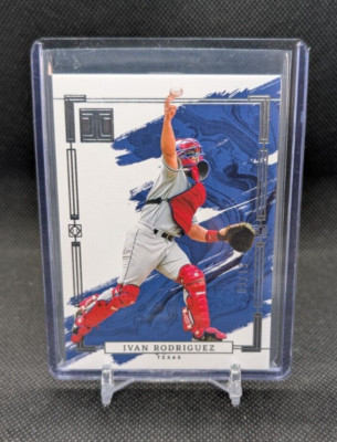 Ivan Rodriguez #51/60 2024 Panini Impeccable Silver Texas Rangers No. 93