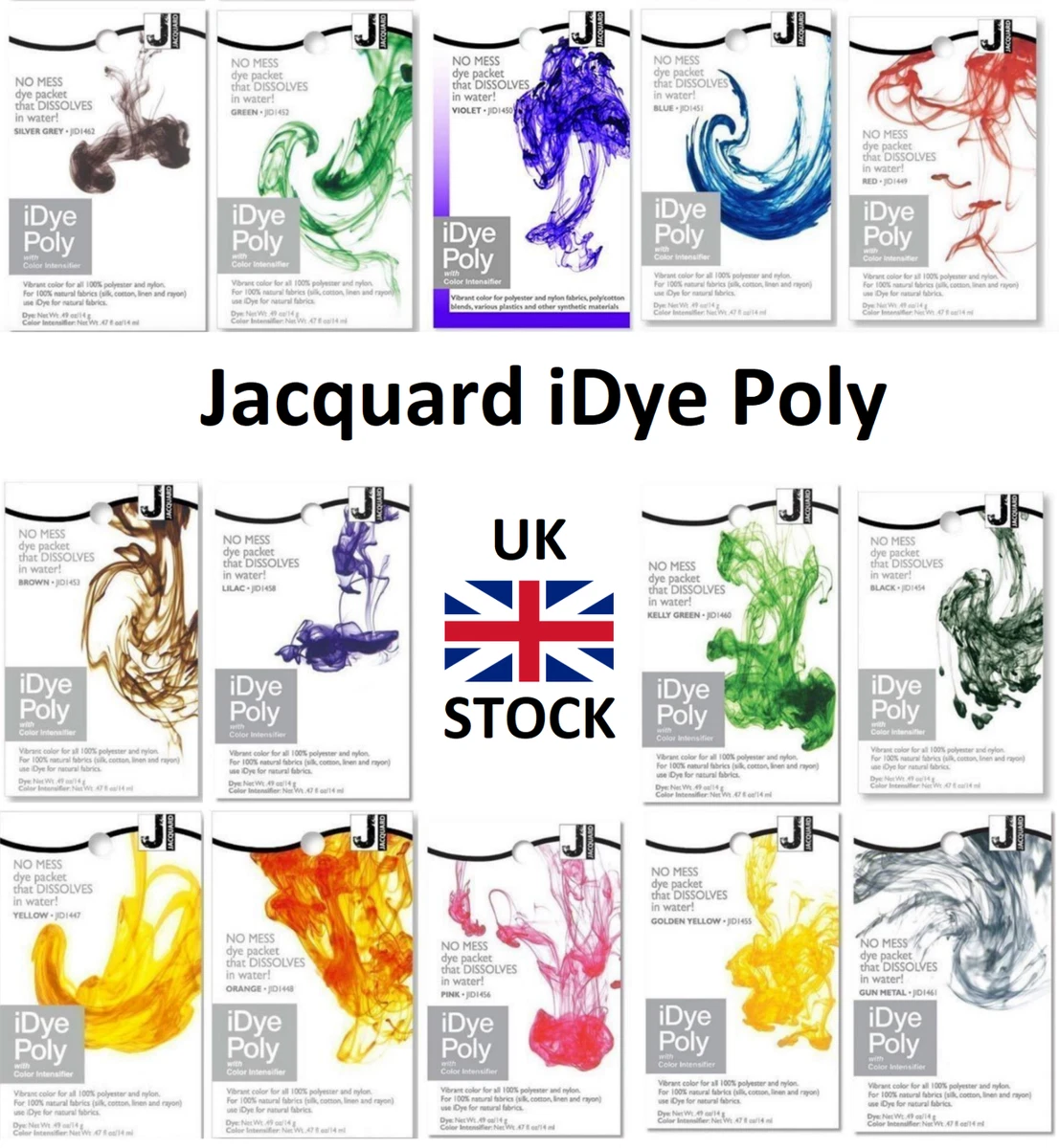 Jacquard IDye Poly Fabric Dye Humboldt Haberdashery