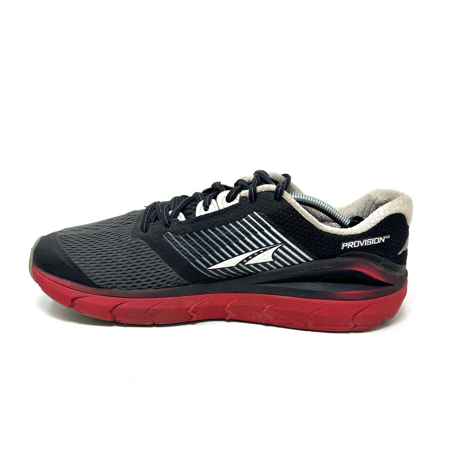 Altra Provision 4 Men 9 Black Red Trainer Lace Up Road Running Arch