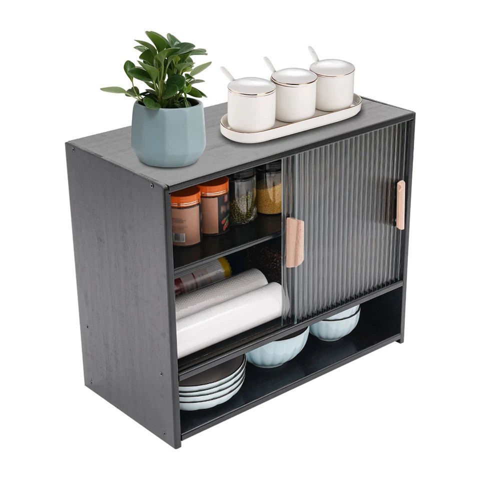 Armario de almacenamiento de cocina para sala de estar gabinete de almacenamiento independiente Foto 2 de 4