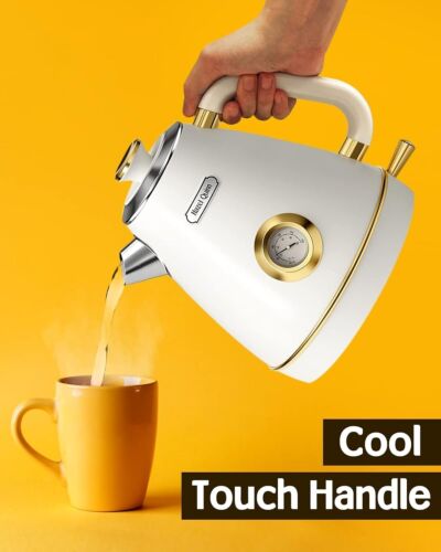 Elegant Stainless Steel Kettle - 1.7L Rapid Boiling & Triple Safety Features - Picture 8 of 11
