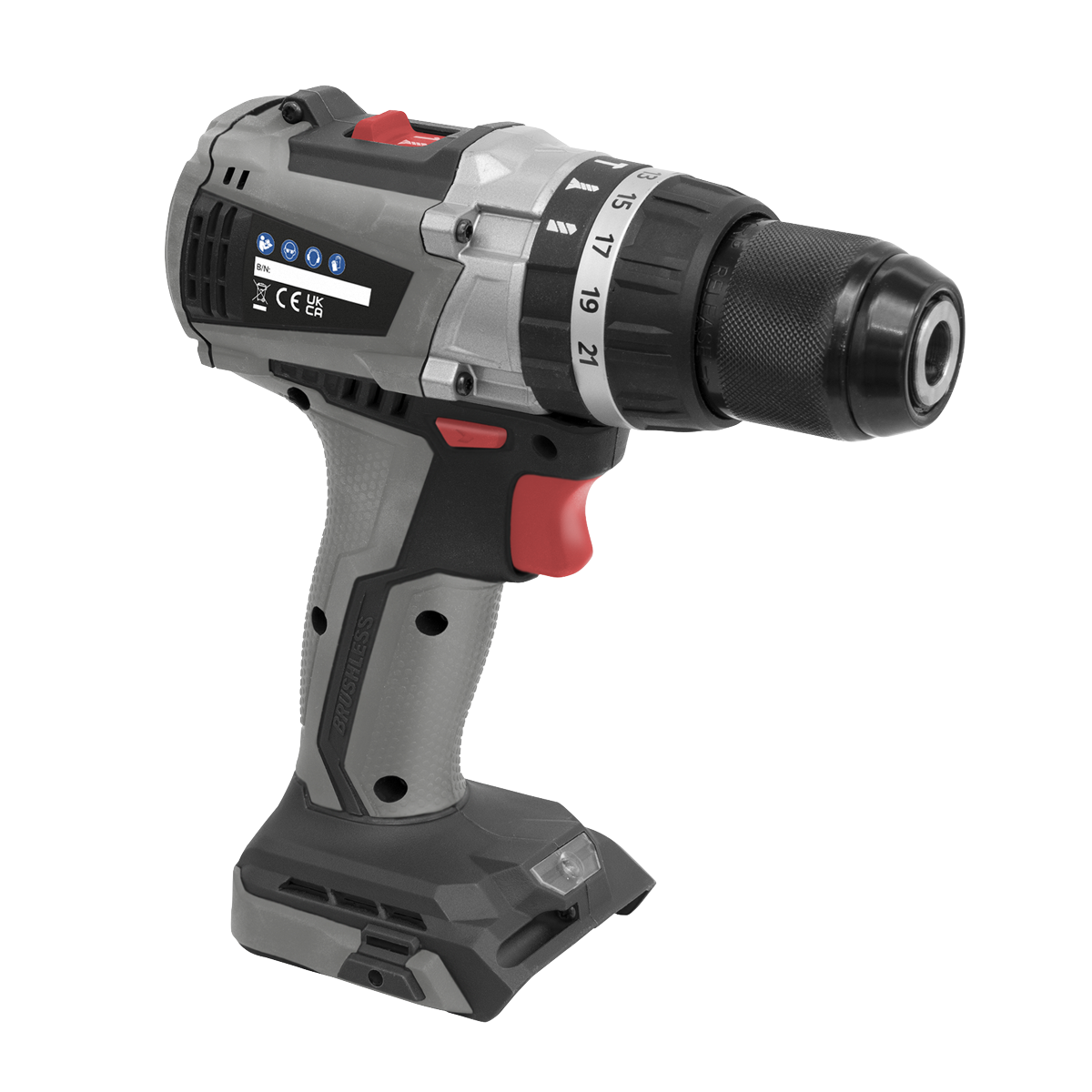Sealey CP20VDDX 20v Cordless Brushless Combi Drill No Batteries No Battery Charger No Case - Image 10