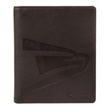 USPS Leather Passport Wallet Brown Sonic Eagle RFID Protection 5 Card Slots, ID