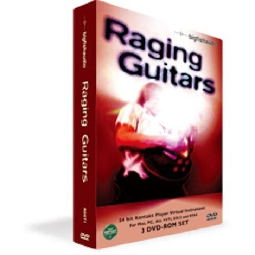 Raging Guitars - Big Fish Audio, Virtual Instrument, 3 DVD'S, Retail Case Sealed - Image 2 of 4