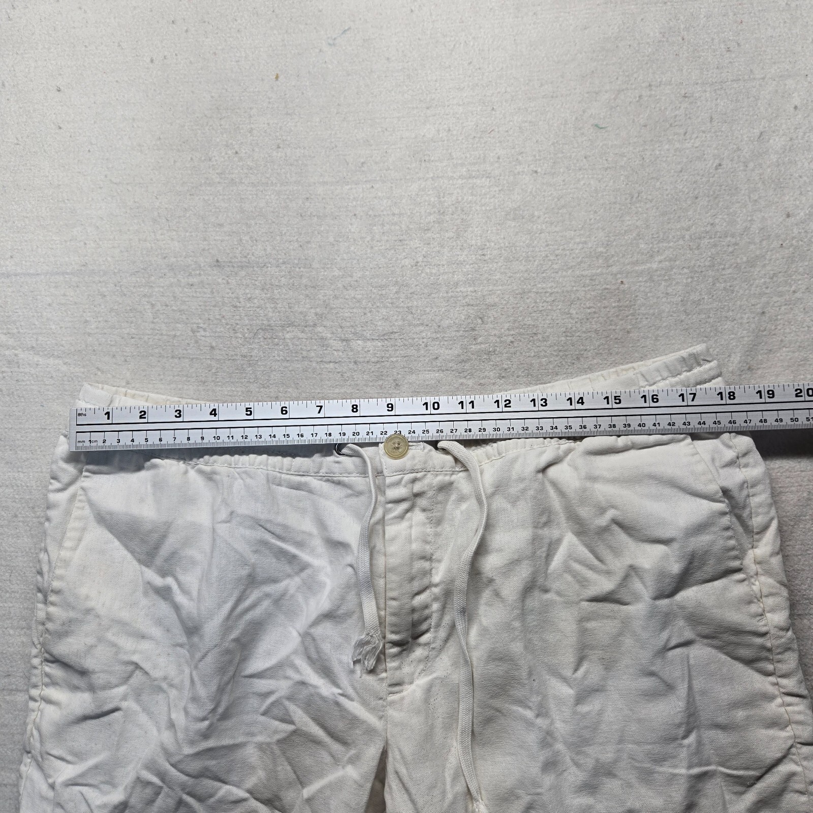 Michael Kors Shorts Solid White Flat Front Bermud… - image 4