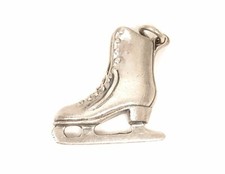 Vintage Ice Skate Sterling Silver Pendant or Charm Figure Skating Sport 925