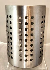 Utensil/Flatware Holder Silverware Caddy Large Stainless Steel  IKEA 7" 20922