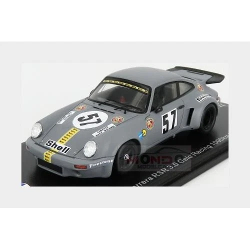 1:43 Spark Porsche 911 Carrera Rsr 3.0 #57 Le Castellet 1974 T.Schenker SF192 MM - Image 2 of 2