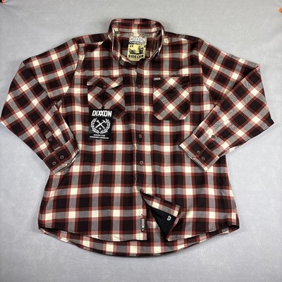 Dixxon Flannel Co Sidecar Flannel Shirt Mens 2XL Plaid Button Up Long Sleeve NWT