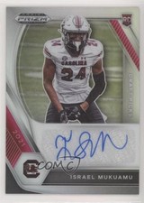 2021 Panini Prizm Draft Picks Silver Israel Mukuamu #DPA-ISM Auto 2qw