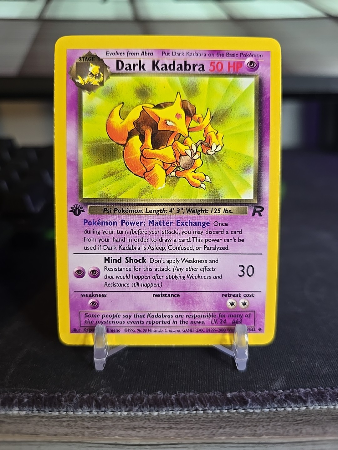 Dark Kadabra 39/82 Team Rocket Unlimited NM-M