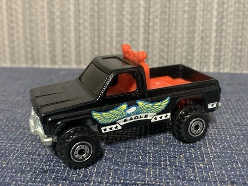 HOT WHEELS BLACKWALL 1977 EAGLE TOY TRUCK CAR BLACK MATTEL VINTAGE