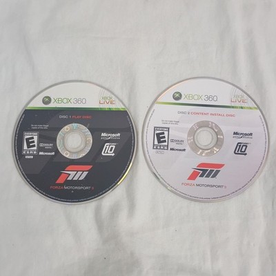 Xbox 360 Forza Motorsports Three. Two Disc Disc Only.