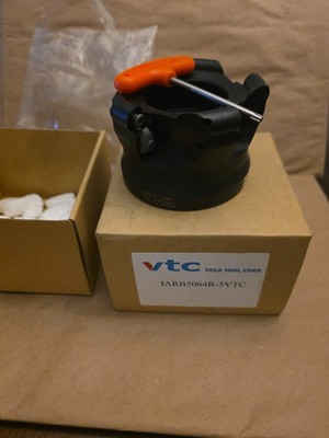 VEGA TOOLS 4'' O.D. FACE MILL IARB5064R-5VTC 5 POCKETS 