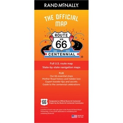 Rand McNally the Official Route 66 Centennial Map (Sheet Map, Folded)