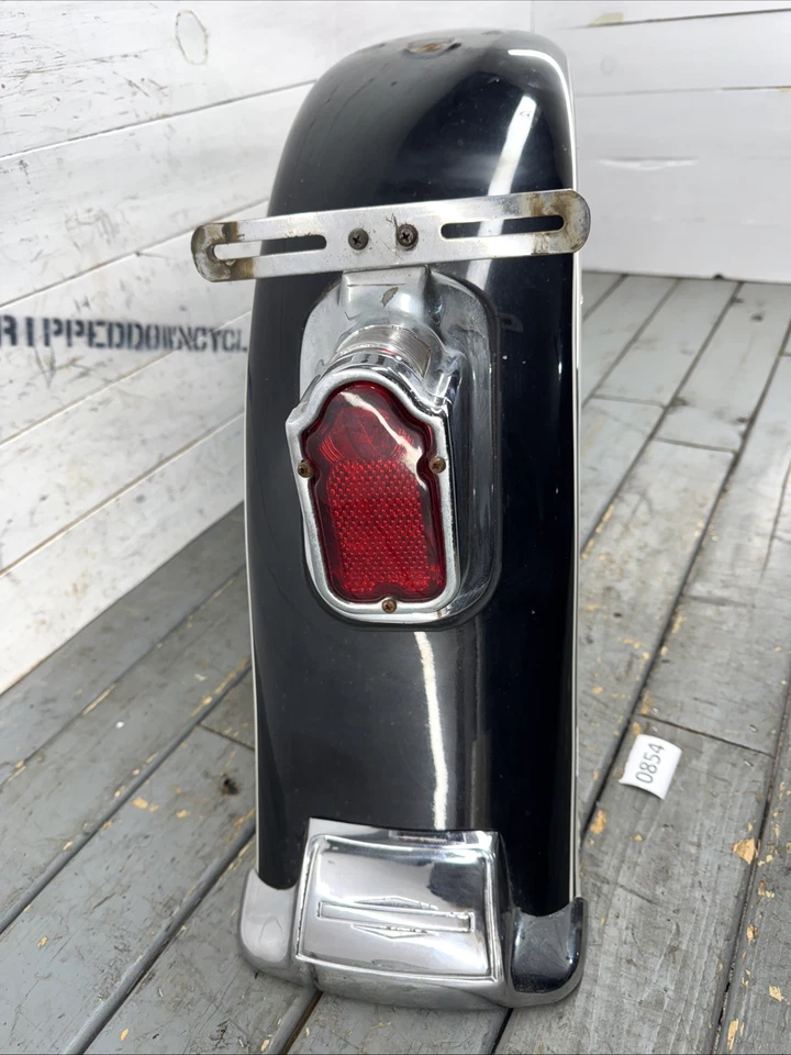 Harley Shovelhead Rear Fender Duo Glide Electra Glide Panhead  FL FLH - Image 2 of 4