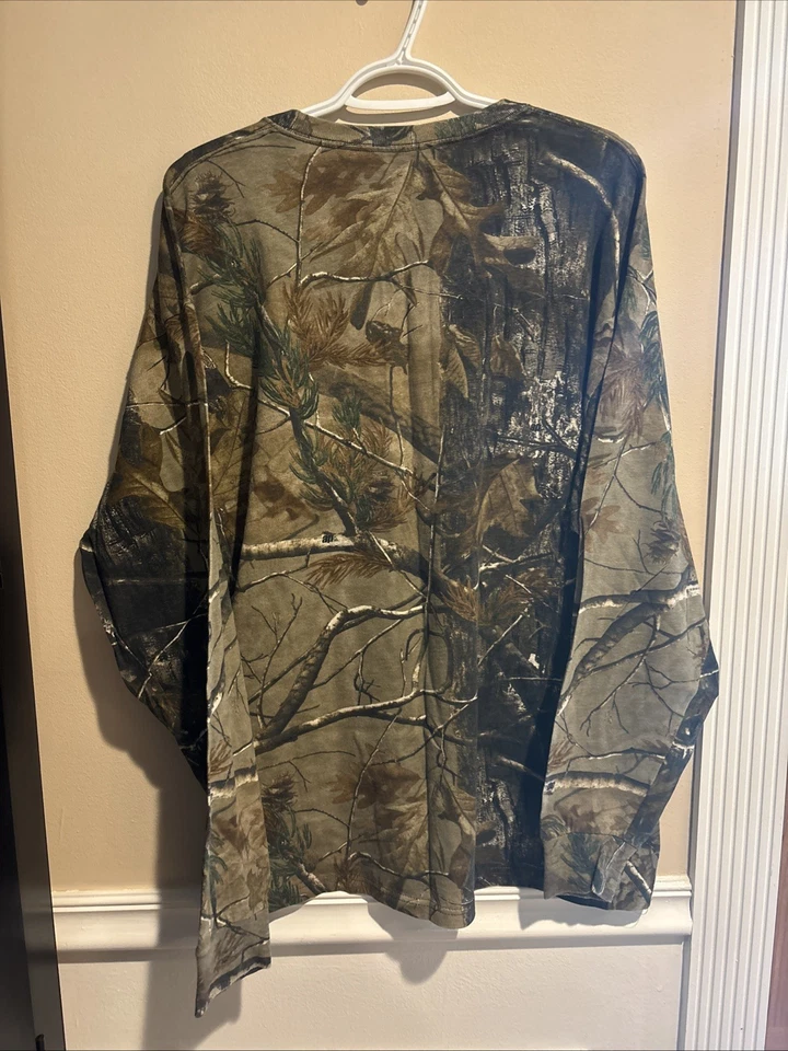Russell Outdoors Realtree Camo Long Sleeve Hunting Base-layer Shirt Size XL - Image 4 of 4