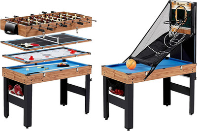 Combination Games Multiple Styles Arcade Collection, Billiards, Ping Pong, Hocke