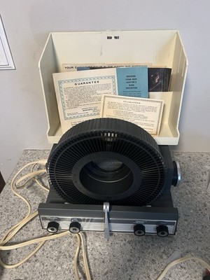 Sawyer s Crestline Deluxe Slide Projector w/ Remote Tray CaseManualsPARTS/REPAIR