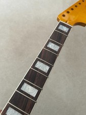 Big head 22 Fret 25.5" Yellow maple Electric guitar Neck parts Rosewood Inlay