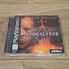 Apocalypse (Sony PlayStation 1 PS1, 1998) Bruce Willis CIB Complete Tested