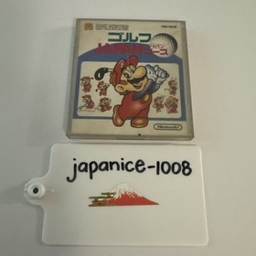 Famicom Disk Japan Mario Golf Rare Collectible Vintage 1987