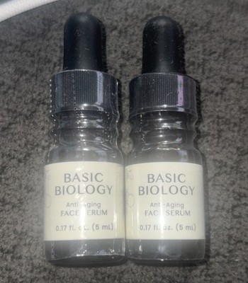 Basic Biology Anti Aging Face Serum 5ml X2 Exp 03/28