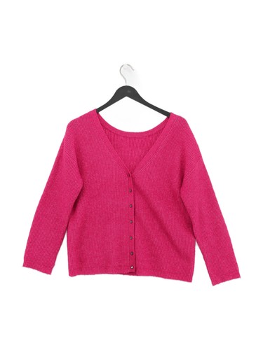 Joules Damen Strickjacke UK 12 Rosa Polyester